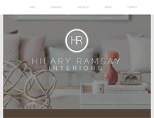 Tablet Screenshot of hilaryramsay.com